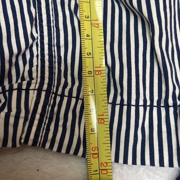 St.John’s Bay Size 16 Striped Shorts Navy & White - Picture 8 of 10